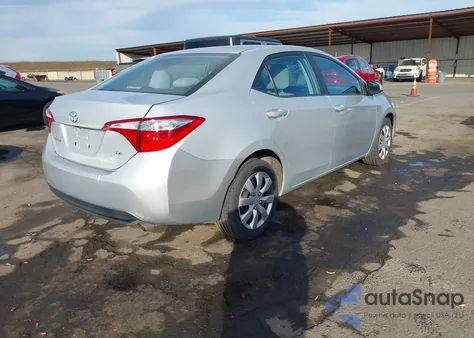 2016 Toyota Corolla Le z USA, uszkodzony, nr VIN 2T1BURHE9GC605829